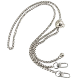 ChicBall Adjustable Metal Phone Lanyard - Silver Silver