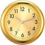 Car self adhesive Analog clock - Gold Gold