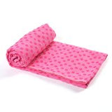 Yoga Towel in a Convenient Travel Bag - Pink Pink