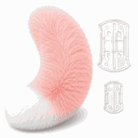 Car Decoration Tail - Pink Pink