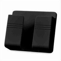 2 - Pack Wall Mount For Phones and Remotes - Black Black