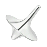 Spinning Top - Forever Spin - Stainless Steel - Silver Silver