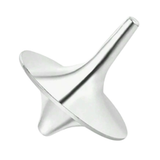 Spinning Top - Forever Spin - Stainless Steel - Silver Silver
