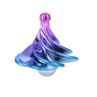 3d Printed Pneumatic Spinning Top - Fidget - Purple Purple