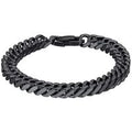 CABS-Chunky Cuban Link Bracelet - Black Black