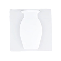 Magic Silicon Vase - White White