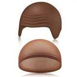 Bald Outfit Cosplay Accessories Set with Latex Bald Hat - White