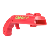 Cap Gun Bottle Launcher Shooter Beer Opener - Red Red