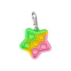 Fidget , Mini Portable Pop It Fidget Bubble Popping Sensory Fidget Star - Green