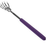 Telescopic Extendable Skeletal Hand Back Scratcher - 20-55cm - Green
