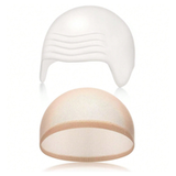 Bald Outfit Cosplay Accessories Set with Latex Bald Hat - White White