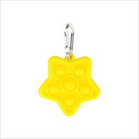 Fidget , Mini Portable Pop It Fidget Bubble Popping Sensory Fidget Star - Green