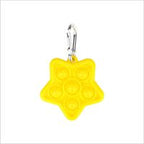 Fidget , Mini Portable Pop It Fidget Bubble Popping Sensory Fidget Star - Green