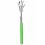 Telescopic Extendable Skeletal Hand Back Scratcher - 20-55cm - Green Green