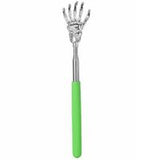 Telescopic Extendable Skeletal Hand Back Scratcher - 20-55cm - Green Green