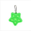 Fidget , Mini Portable Pop It Fidget Bubble Popping Sensory Fidget Star - Green Green