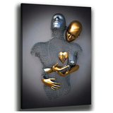 If your Lover was a Painting- Canvas - Gold - A8 - 53 X 74 mm Gold