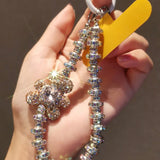 Piece Full Rhinestone Crystal Bear Charm Bracelet