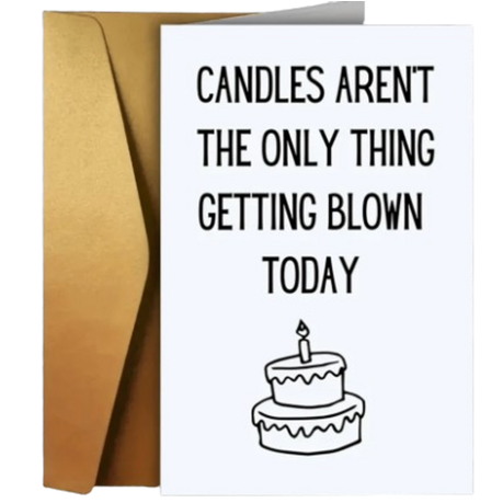 Funny Gift Card - Naughty Range