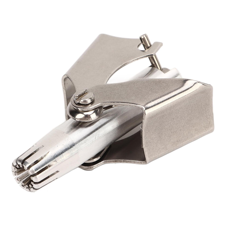 Stainless Steel Manual Nose Hair Trimmer 360 Degree Rotating Cutter