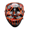 Light Up Masks Stitched Outline LED Lighted Costume Mask