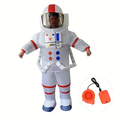 Funky Anime-Inspired Cartoon Astronaut Costume Incl Helmet & Fan