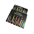 12-Piece Colourful Flame Birthday Candles - Matching Flame & Candle Colors