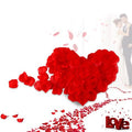 1000 Pieces Simulated Artificial Red Rose Petals Red