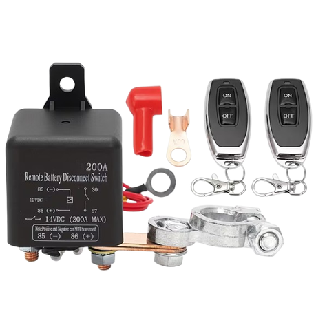 Car / Motorcycle Battery Isolator Cut off -12V 200A 2 xRemote Control