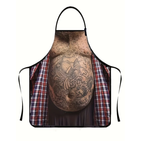 Braai Apron -Tatooed Belly