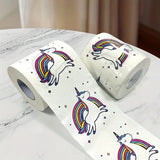 Rolls of Rainbow Creative Pony Cartoon Printed Paper