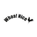 CABS - Letter Graphic Toilet Lid Decal