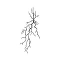 Realistic Lightning Bolt Temporary Hand Tattoo