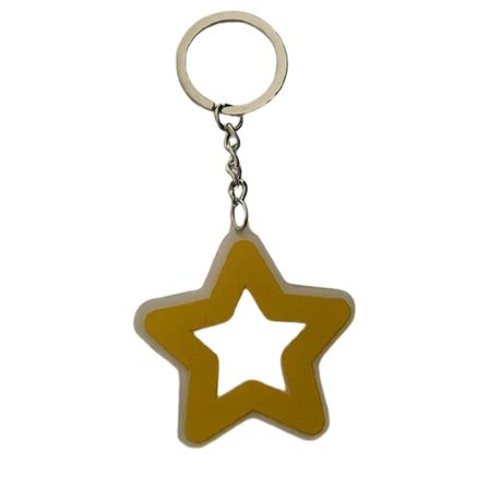 Squid Game Keyring- Dalgona Cookie- Star