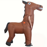 1 Piece New Halloween Walking Inflatable Horse Dress Costume