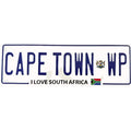 Cape Town WP Number Plate - I Love Cape Town