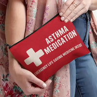 Compact Asthma Emergency Kit Makeup Bag