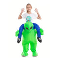 Kids Inflatable Alien Carry Me Costume - Ride-On Adventure Style