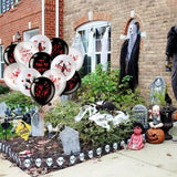 Horror Halloween Balloon Set - Bloodstains And Horror Phrases - 12-Inch
