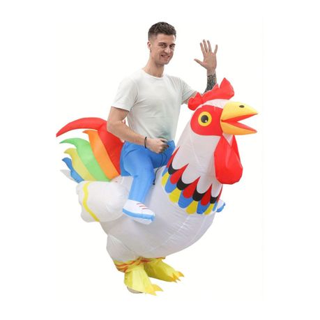 Adult Inflatable Rooster Costume (Unisex)