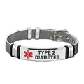 Medical Alert Bracelet for Type 2 Diabetes