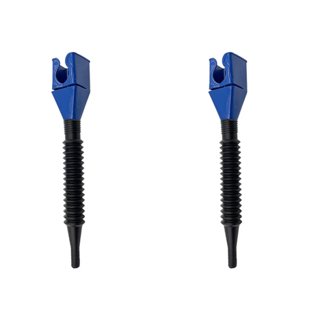 Engine Oil Funnel - Flexible and attaches to nozzle x 2