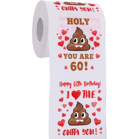 1 x Big 60th Birthday - Toilet Paper