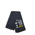 Golf Towel Funny - Always Wash Your Balls Slogan