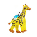 Adult Giraffe Riding Inflatable Costume