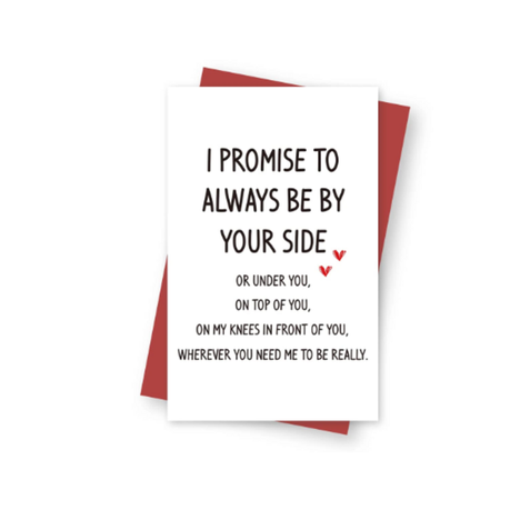 Love Range - Valentines Day card - I Promise To Always