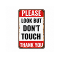 Vintage Please Look But Don't Touch Sign