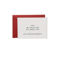 Funny birthday card - A whole Day About You