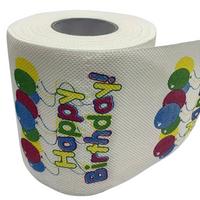 1 Piece Happy Birthday Printed Toilet Paper