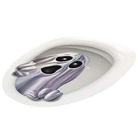 Cabs- Halloween Ghost in Toilet Sticker